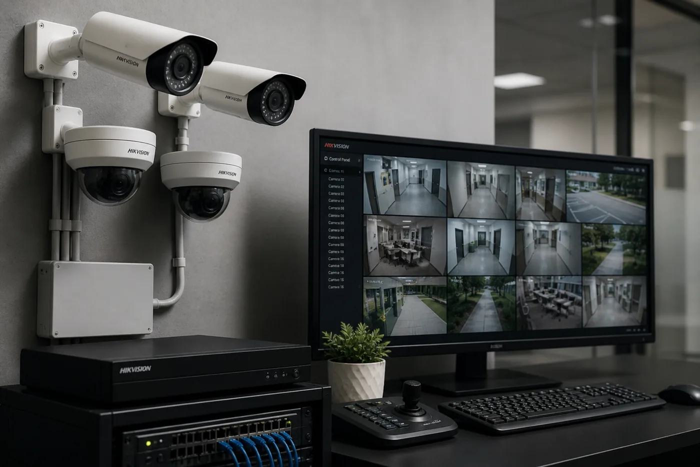 Cámaras de seguridad y sistema de videovigilancia CCTV.
